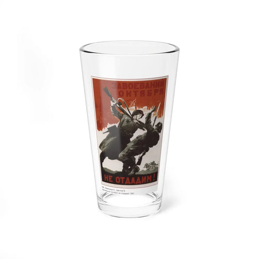 Soviet Era Poster 530 - Pint Glass 16oz-16oz-Go Mug Yourself