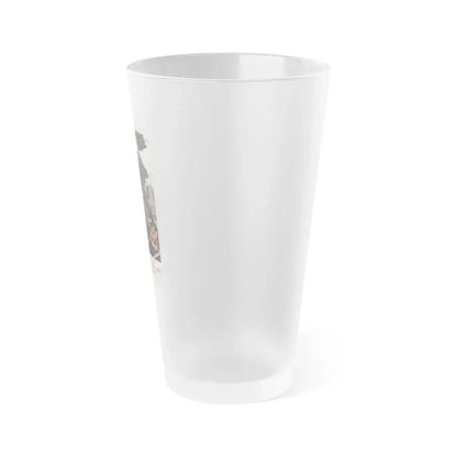 Soviet Era Poster 531 - Frosted Pint Glass 16oz - Go Mug Yourself