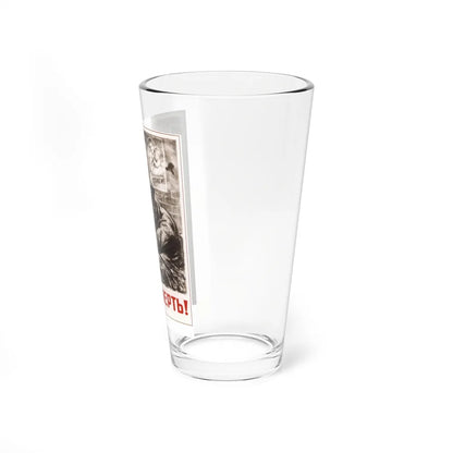 Soviet Era Poster 533 - Pint Glass 16oz-Go Mug Yourself