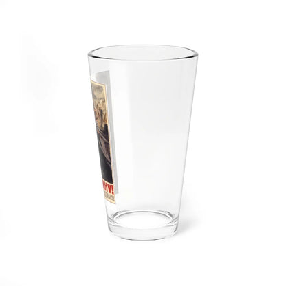 Soviet Era Poster 535 - Pint Glass 16oz-Go Mug Yourself