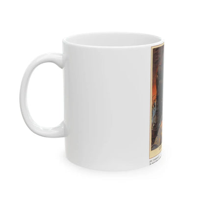 Soviet Era Poster 537 - White Coffee Mug-Go Mug Yourself