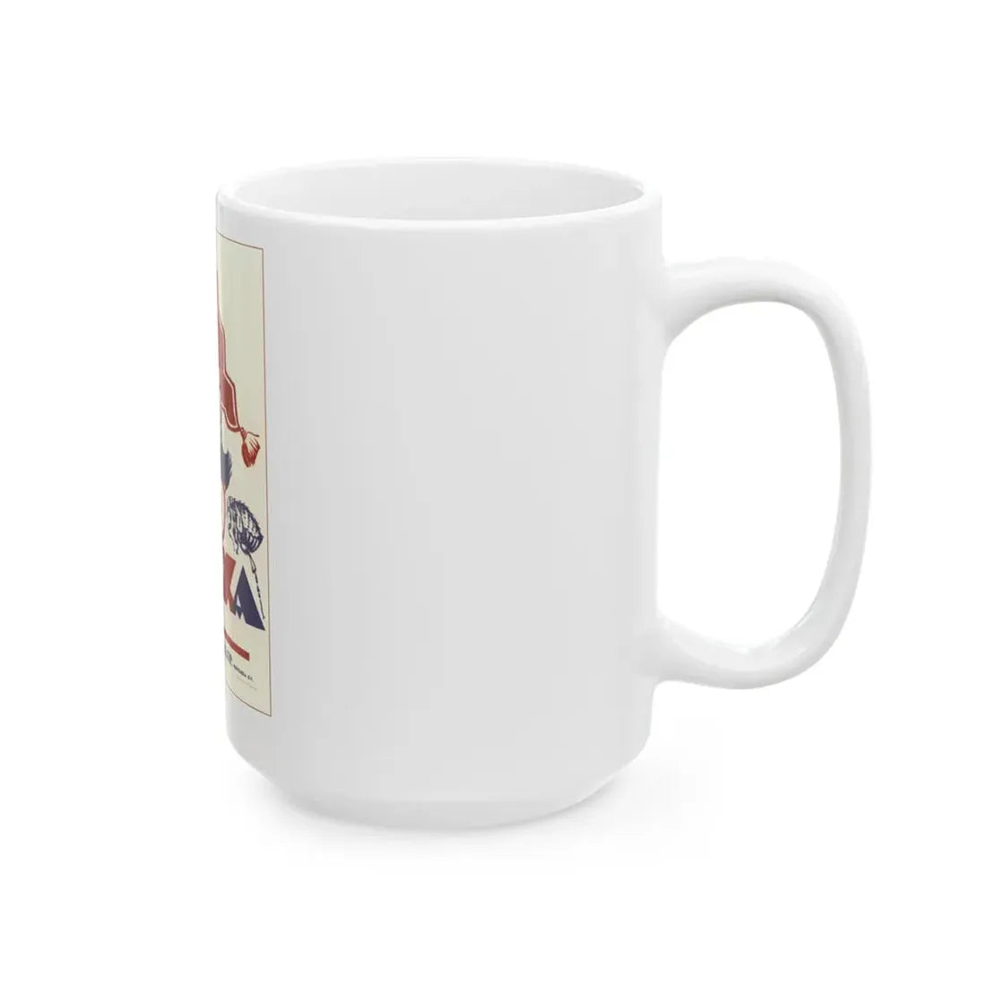 Soviet Era Poster 54 - White Coffee Mug - Go Mug Yourself