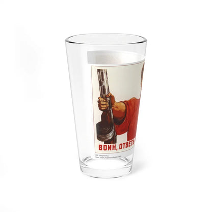 Soviet Era Poster 541 - Pint Glass 16oz-Go Mug Yourself