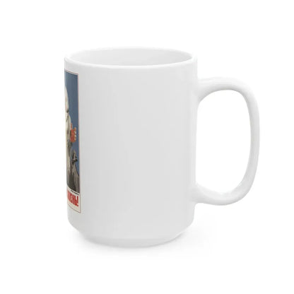 Soviet Era Poster 542 - White Coffee Mug - Go Mug Yourself