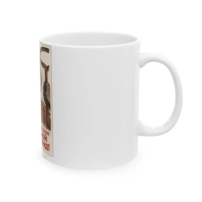 Soviet Era Poster 544 - White Coffee Mug - Go Mug Yourself
