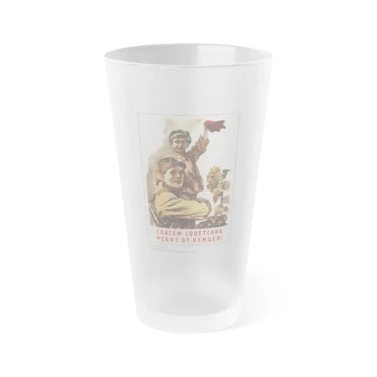 Soviet Era Poster 545 - Frosted Pint Glass 16oz Default Title - Go Mug Yourself