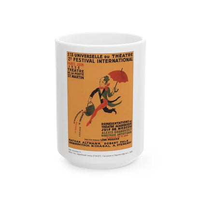 Soviet Era Poster 55 - White Coffee Mug-15oz-Go Mug Yourself