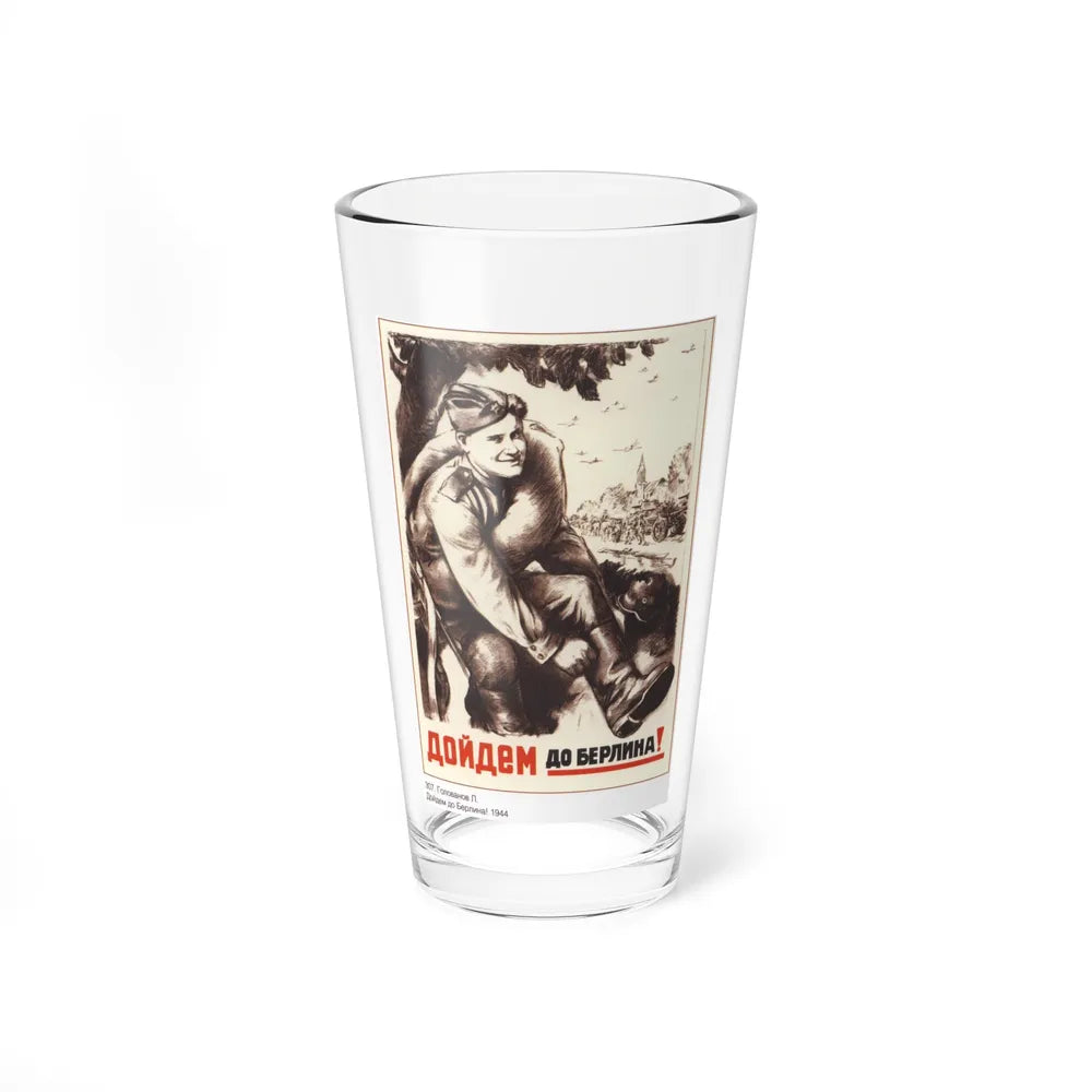 Soviet Era Poster 550 - Pint Glass 16oz-16oz-Go Mug Yourself