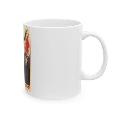 Soviet Era Poster 553 - White Coffee Mug - Go Mug Yourself