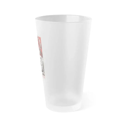Soviet Era Poster 554 - Frosted Pint Glass 16oz - Go Mug Yourself