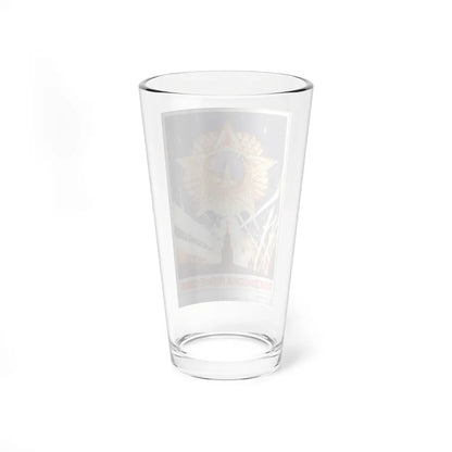 Soviet Era Poster 555 - Pint Glass 16oz-Go Mug Yourself