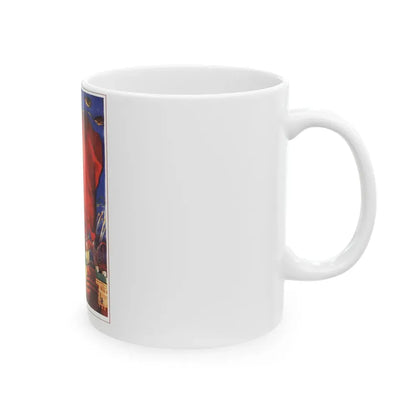 Soviet Era Poster 556 - White Coffee Mug - Go Mug Yourself