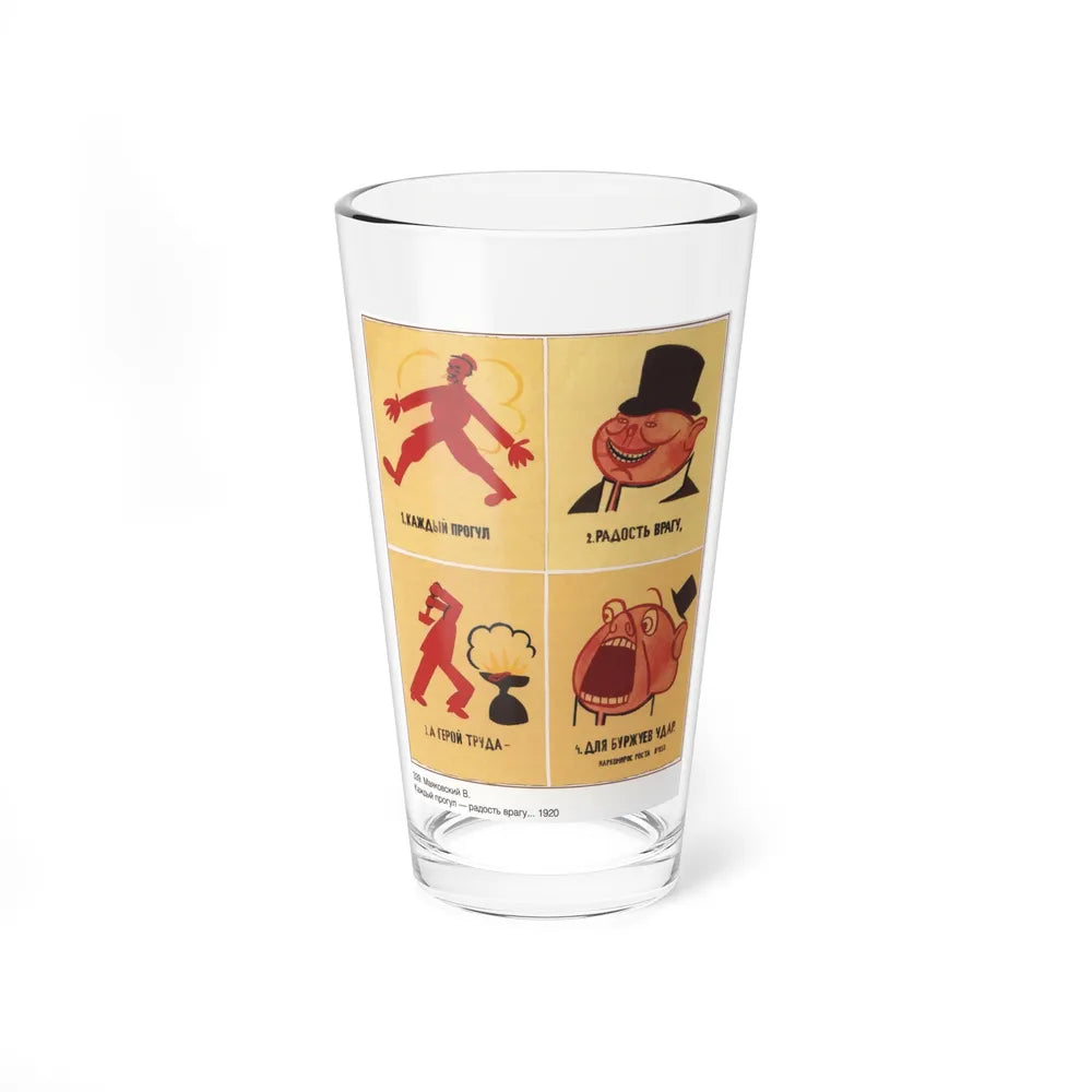 Soviet Era Poster 559 - Pint Glass 16oz-16oz-Go Mug Yourself