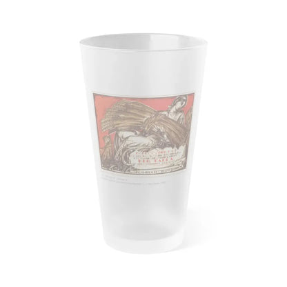 Soviet Era Poster 56 - Frosted Pint Glass 16oz Default Title - Go Mug Yourself