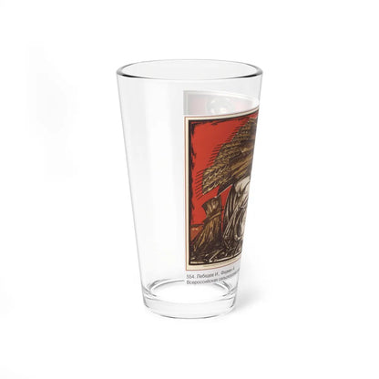 Soviet Era Poster 56 - Pint Glass 16oz-Go Mug Yourself