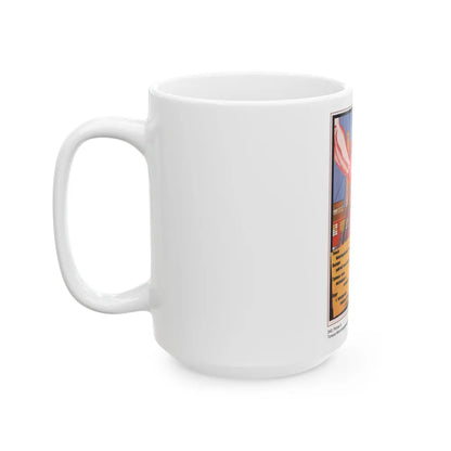 Soviet Era Poster 560 - White Coffee Mug-Go Mug Yourself