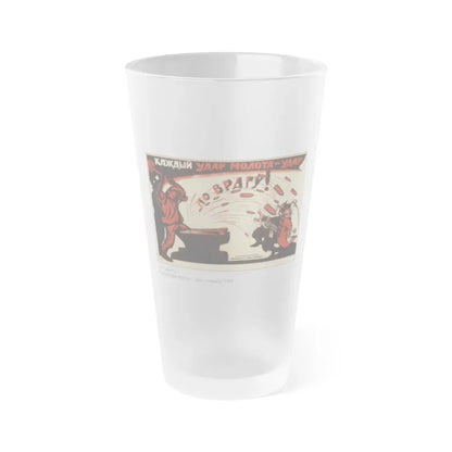 Soviet Era Poster 564 - Frosted Pint Glass 16oz Default Title - Go Mug Yourself