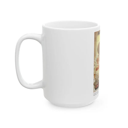 Soviet Era Poster 565 - White Coffee Mug-Go Mug Yourself