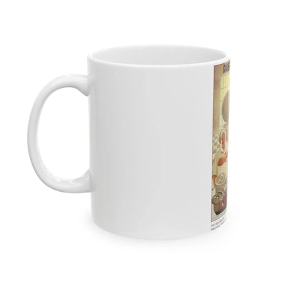 Soviet Era Poster 565 - White Coffee Mug-Go Mug Yourself