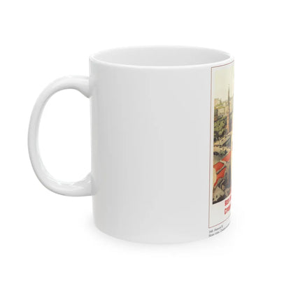 Soviet Era Poster 566 - White Coffee Mug-Go Mug Yourself