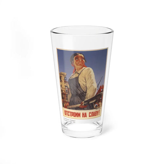 Soviet Era Poster 568 - Pint Glass 16oz-16oz-Go Mug Yourself