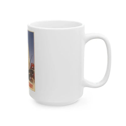 Soviet Era Poster 568 - White Coffee Mug - Go Mug Yourself