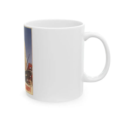 Soviet Era Poster 568 - White Coffee Mug - Go Mug Yourself