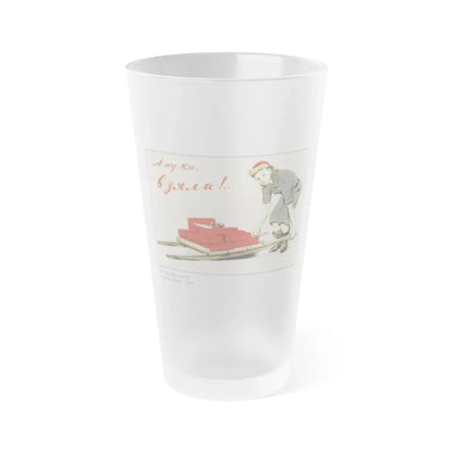 Soviet Era Poster 571 - Frosted Pint Glass 16oz Default Title - Go Mug Yourself