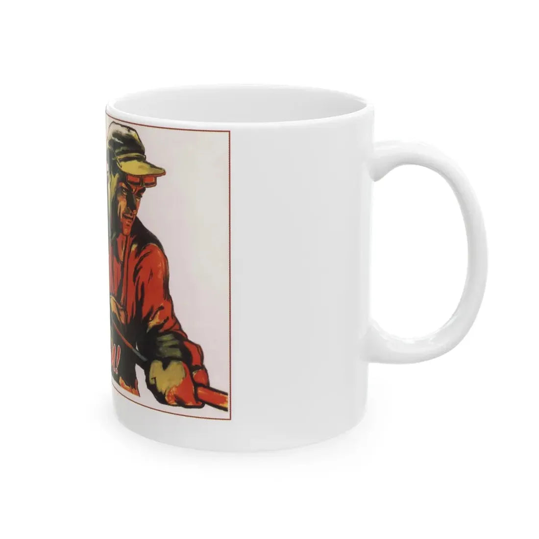 Soviet Era Poster 572 - White Coffee Mug - Go Mug Yourself