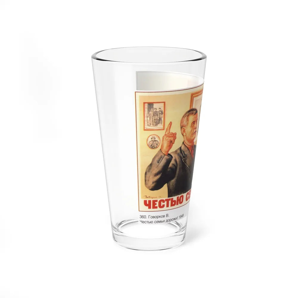 Soviet Era Poster 581 - Pint Glass 16oz-Go Mug Yourself