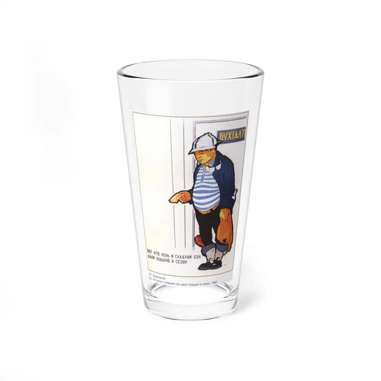 Soviet Era Poster 588 - Pint Glass 16oz-16oz-Go Mug Yourself