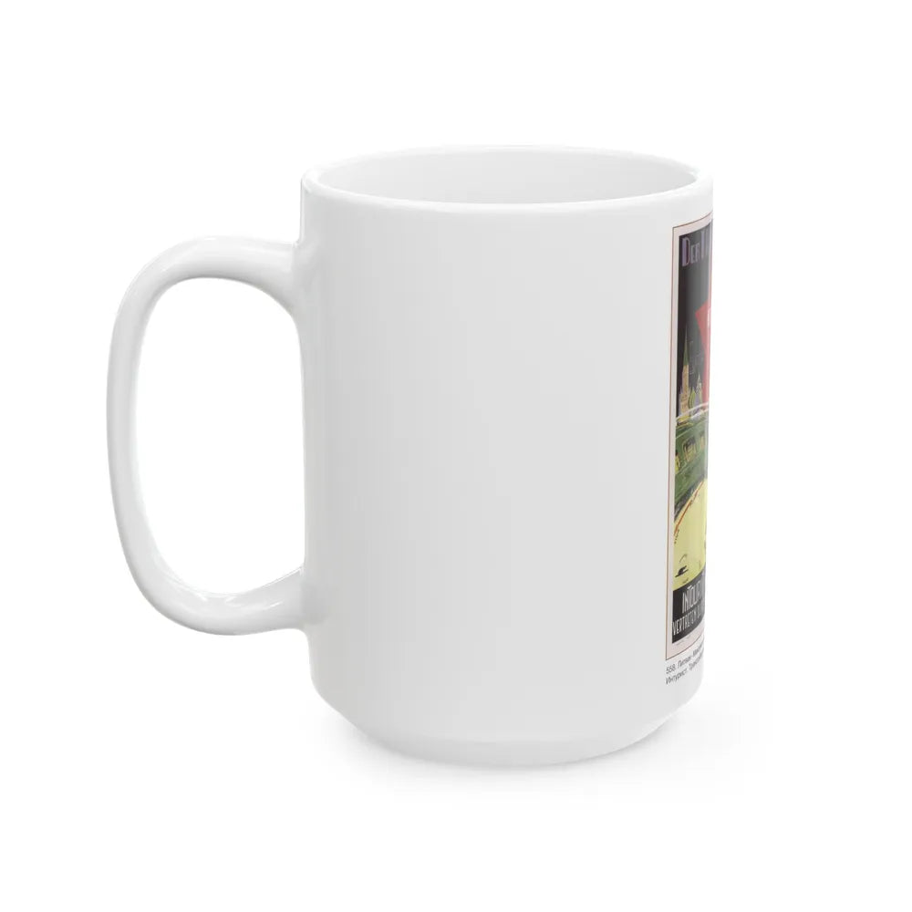 Soviet Era Poster 59 - White Coffee Mug-Go Mug Yourself