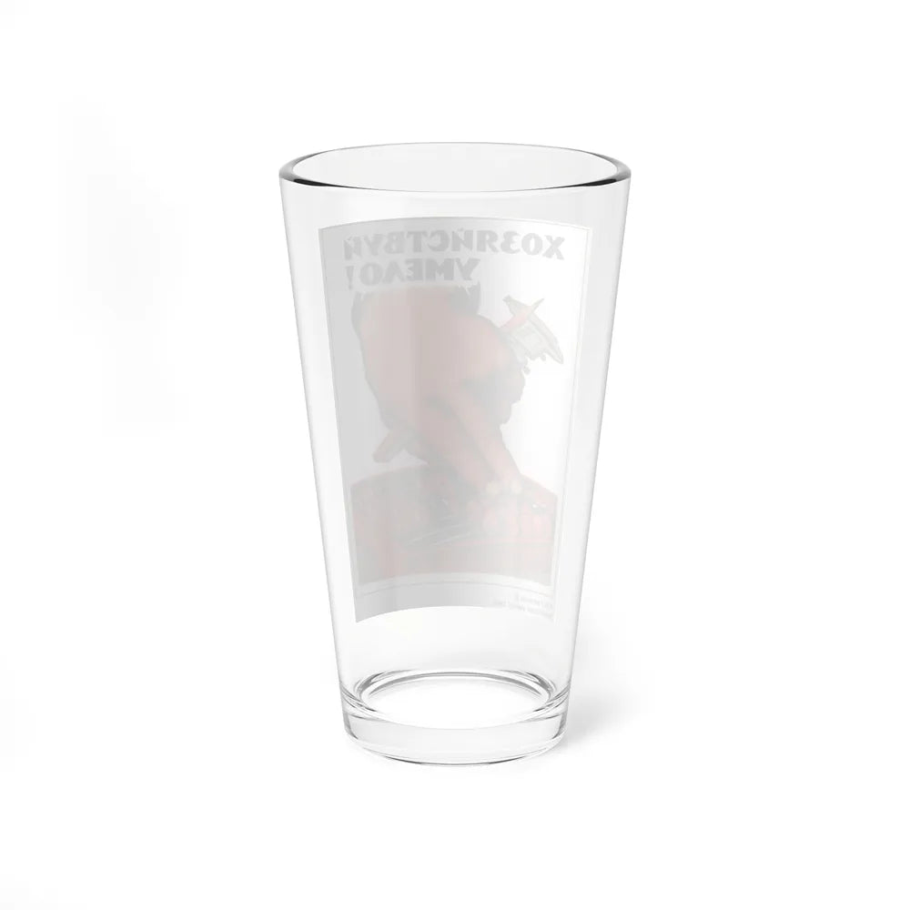 Soviet Era Poster 596 - Pint Glass 16oz-Go Mug Yourself