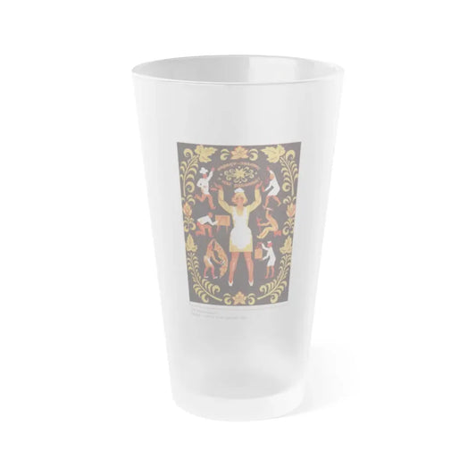 Soviet Era Poster 599 - Frosted Pint Glass 16oz Default Title - Go Mug Yourself