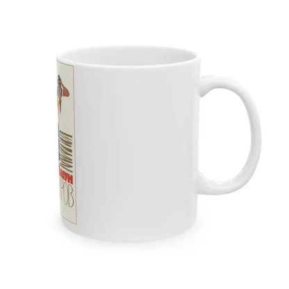 Soviet Era Poster 63 - White Coffee Mug - Go Mug Yourself