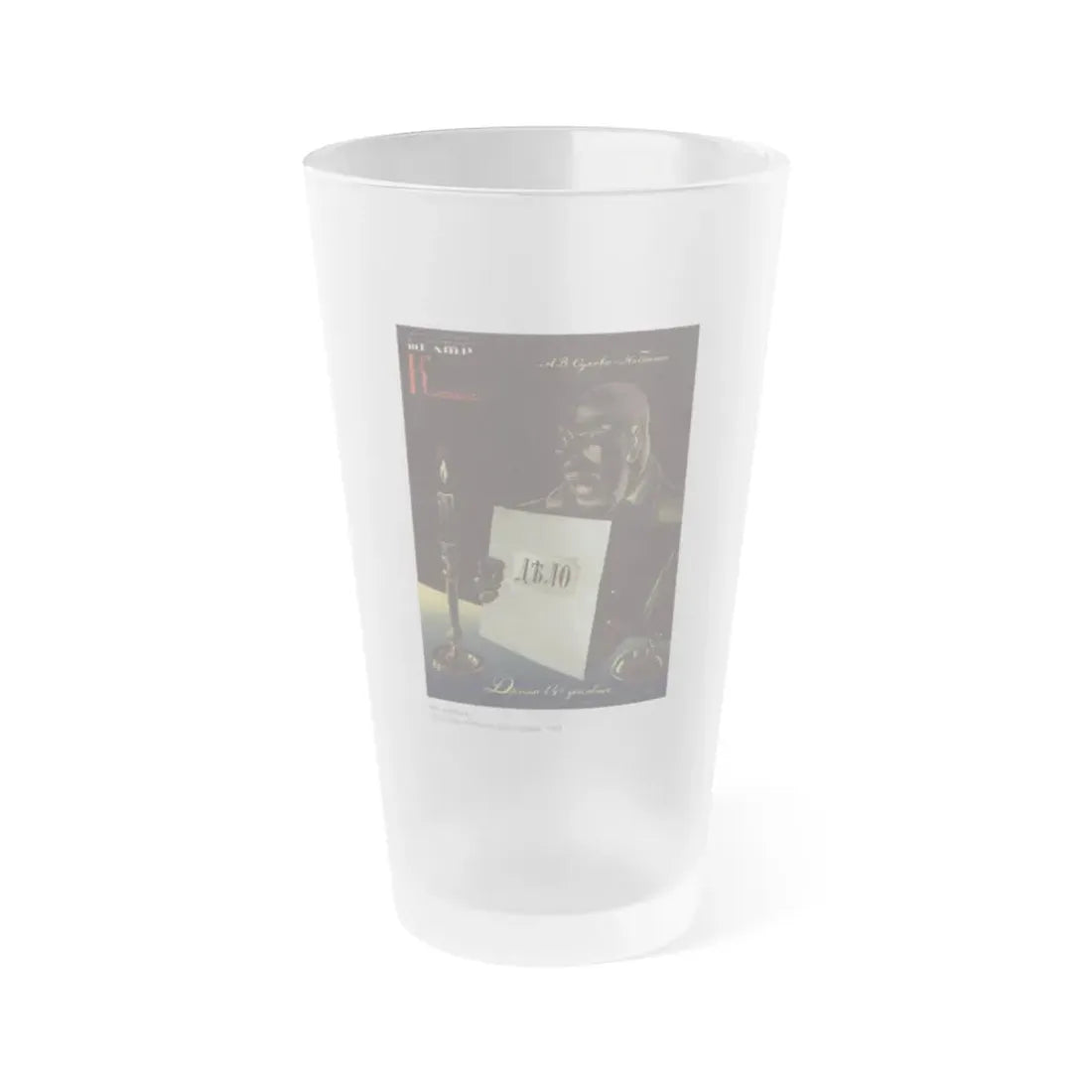 Soviet Era Poster 65 - Frosted Pint Glass 16oz Default Title - Go Mug Yourself