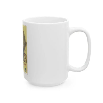 Soviet Era Poster 66 - White Coffee Mug - Go Mug Yourself
