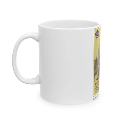 Soviet Era Poster 66 - White Coffee Mug - Go Mug Yourself