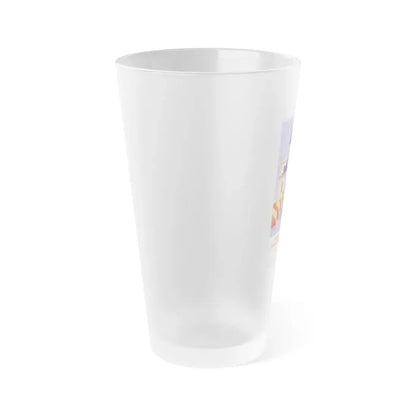 Soviet Era Poster 69 - Frosted Pint Glass 16oz - Go Mug Yourself