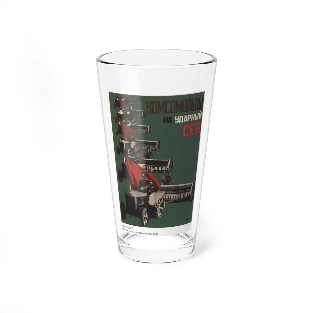 Soviet Era Poster 7 - Pint Glass 16oz-16oz-Go Mug Yourself