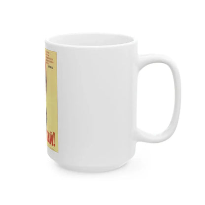 Soviet Era Poster 71 - White Coffee Mug - Go Mug Yourself