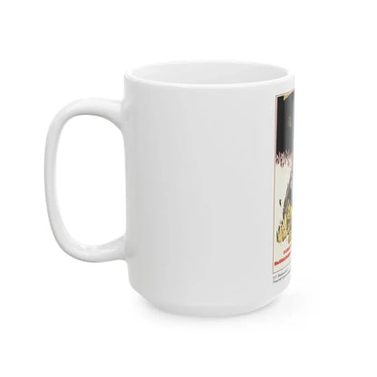 Soviet Era Poster 73 - White Coffee Mug - Go Mug Yourself