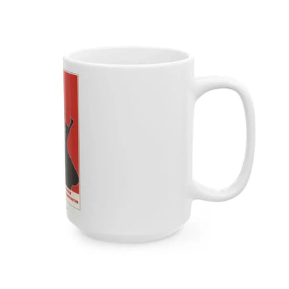 Soviet Era Poster 73 - White Coffee Mug - Go Mug Yourself