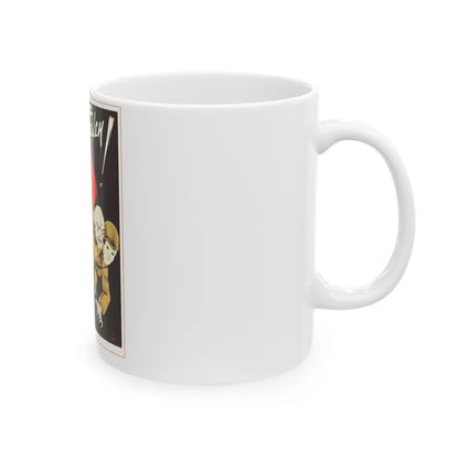 Soviet Era Poster 74 - White Coffee Mug-Go Mug Yourself