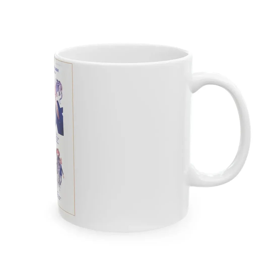 Soviet Era Poster 75 - White Coffee Mug - Go Mug Yourself