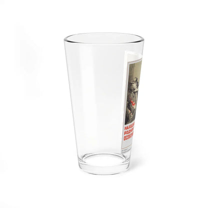 Soviet Era Poster 76 - Pint Glass 16oz-Go Mug Yourself