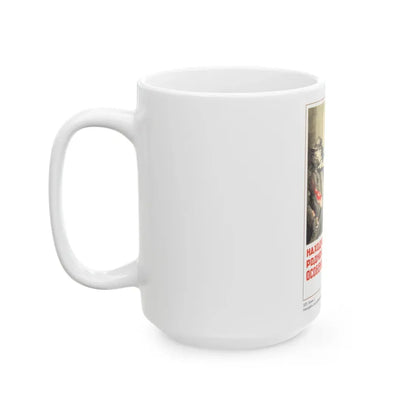 Soviet Era Poster 76 - White Coffee Mug - Go Mug Yourself