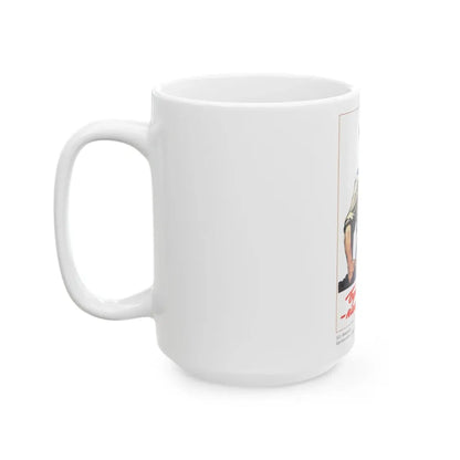 Soviet Era Poster 78 - White Coffee Mug - Go Mug Yourself