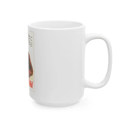 Soviet Era Poster 79 - White Coffee Mug - Go Mug Yourself
