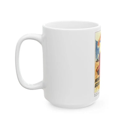 Soviet Era Poster 8 - White Coffee Mug-Go Mug Yourself